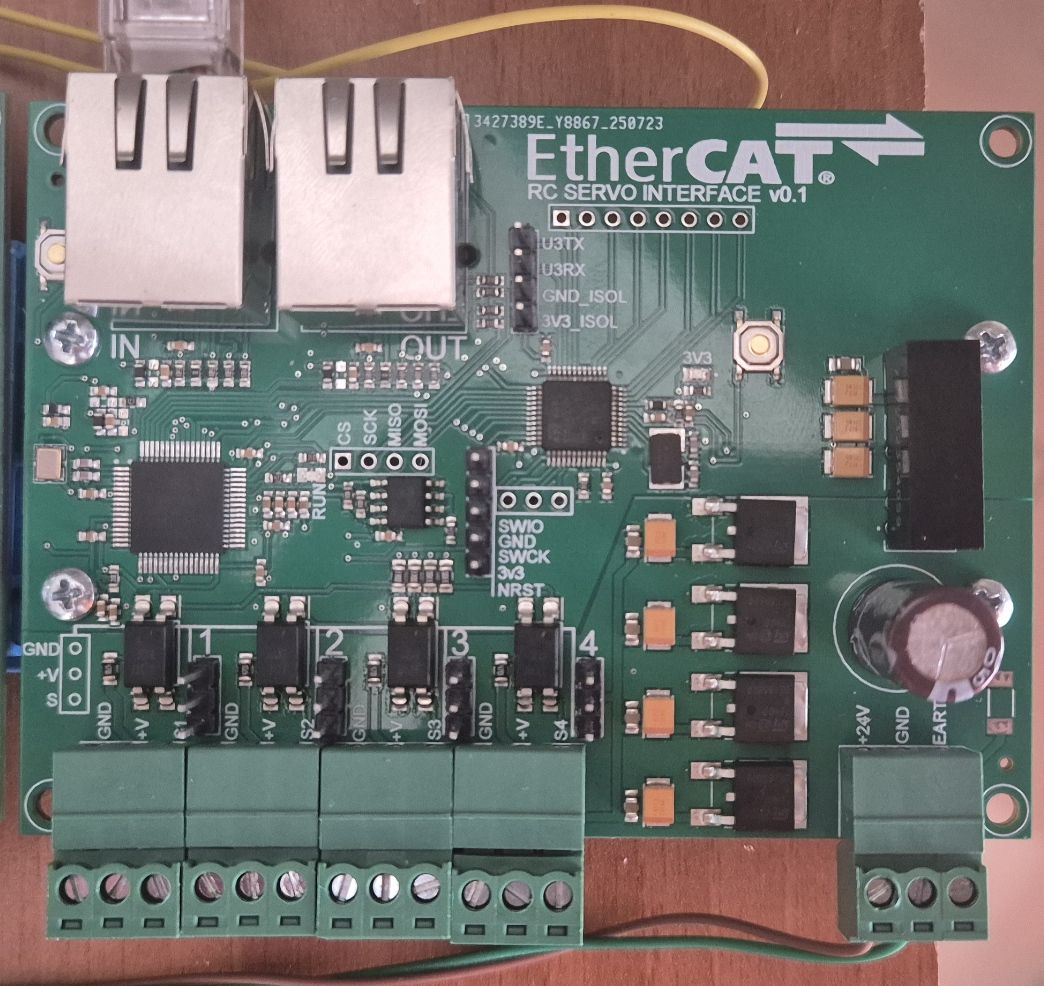 EtherCAT PWM RC Servo Interface